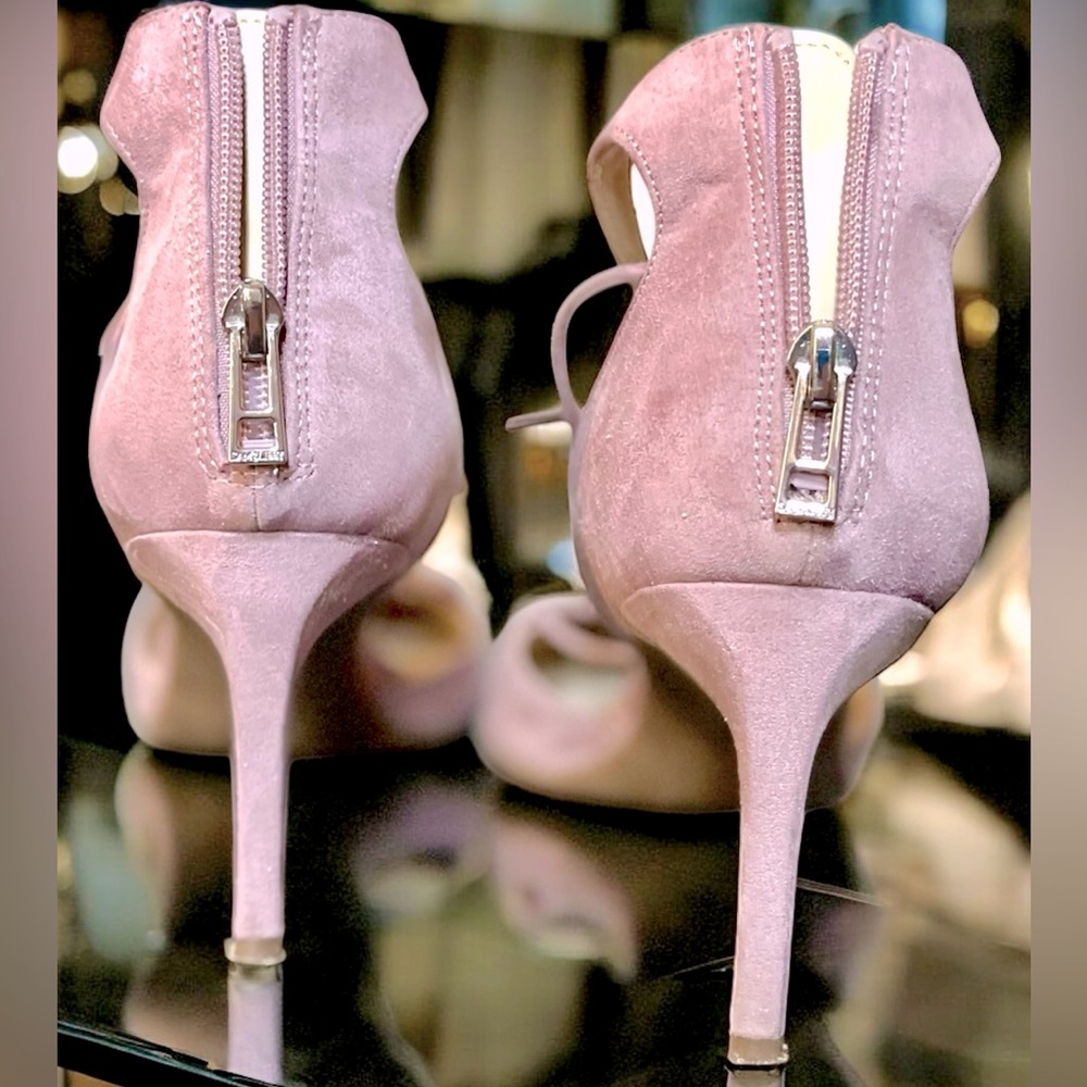 Sam & Libby chic lace-up stiletto heels. - Picture 6 of 13